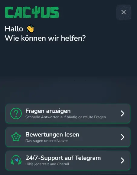 Kundendienstleistungen